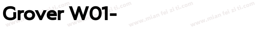 Grover W01字体转换